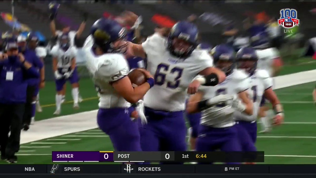 He gave ball to his teammate at the one yard line, so he could be the one to score the touchdown 😂