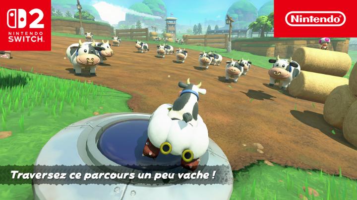 Littéralement le plancher des vaches. #MarioKartWorld