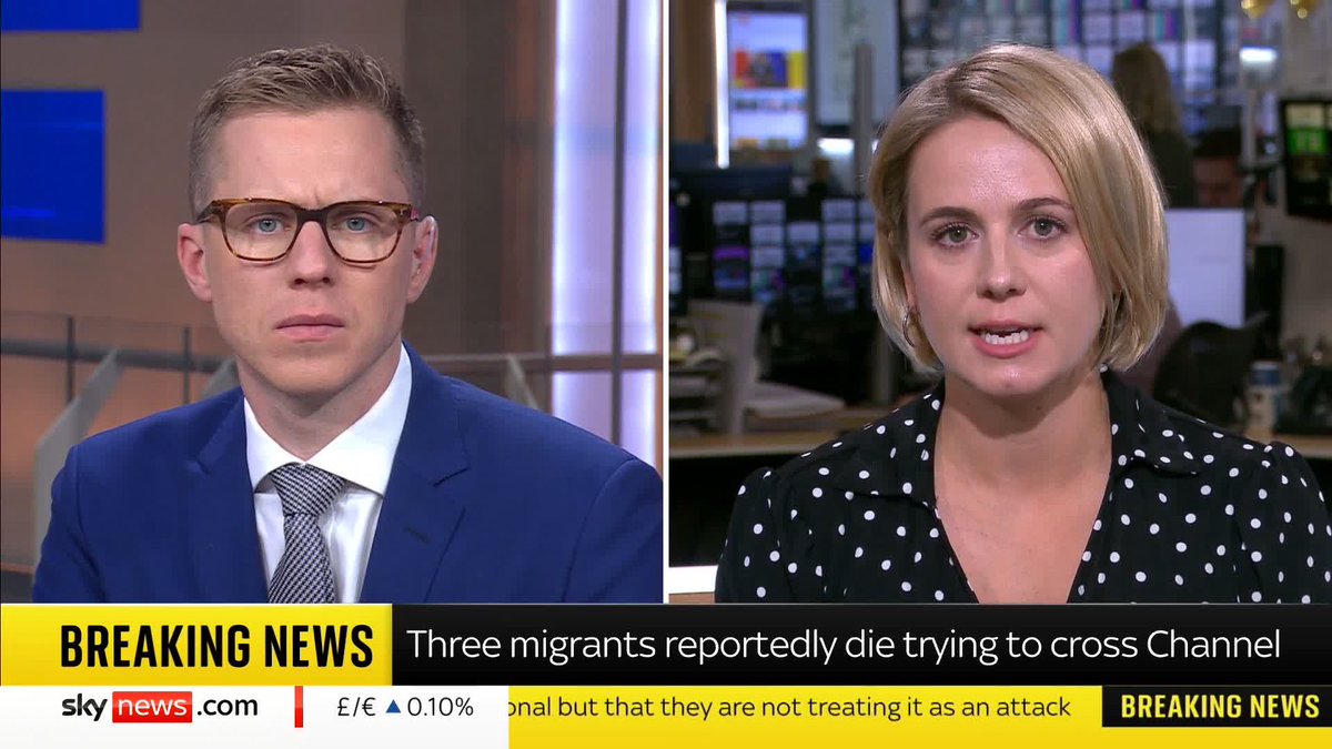 BREAKING: Three migrants, including two children, reportedly die trying to cross the channel Correspondent Alice Porter reports on the latest 📺 Sky 501, Virgin 602, Freeview 233 and YouTube