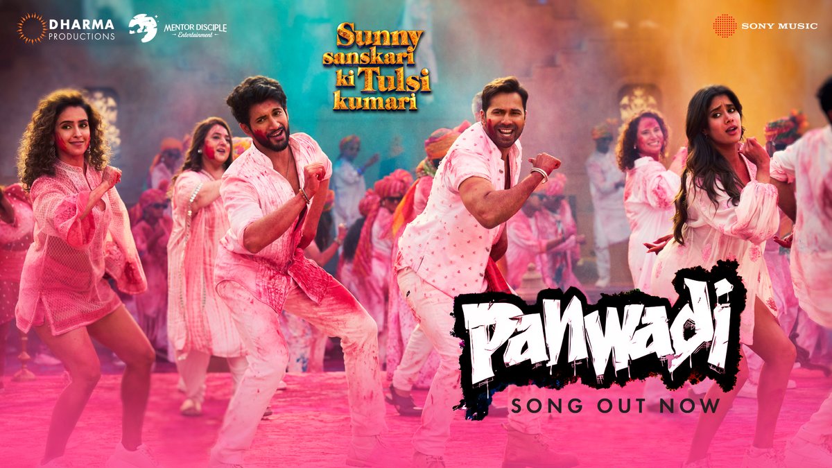 Love in the air and gulal in the hair... dropping the unofficial Holi banger!🤩🔥 #Panwadi SONG OUT NOW 🔗 - #SunnySanskariKiTulsiKumari in cinemas this Dussehra - 2nd October.
