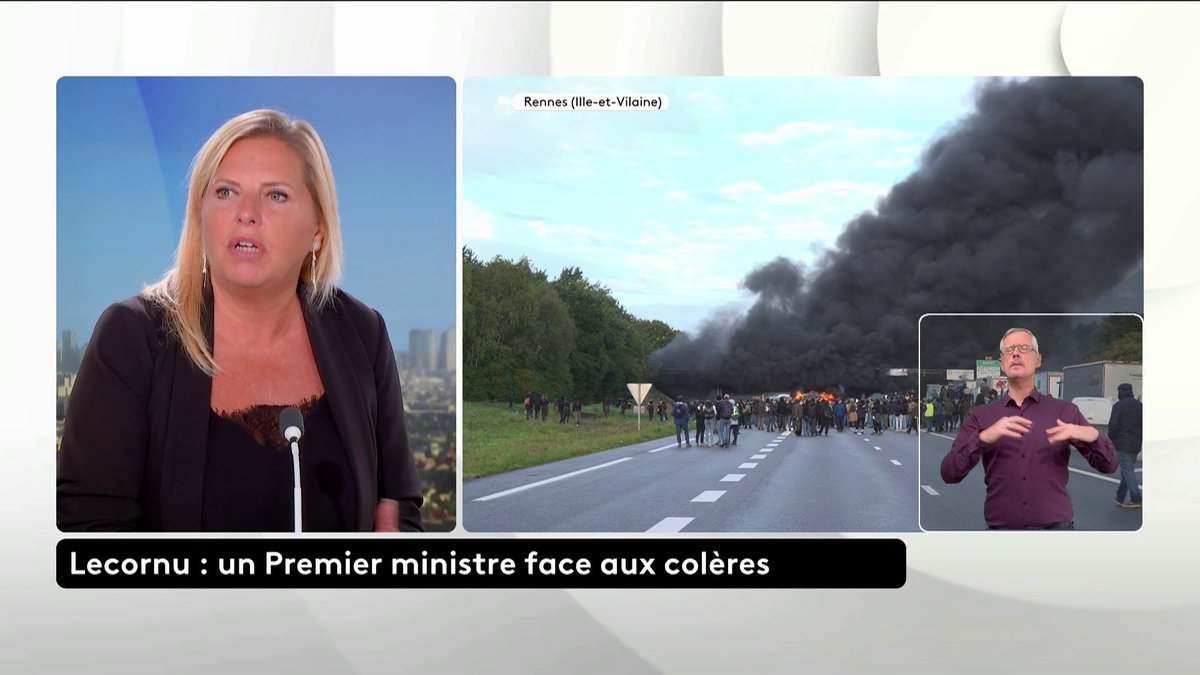 🔴 Mouvement "Bloquons tout" du 10 septembre : "La colère s'exprime parce que la violence vient du gouvernement qui n'écoute pas les exigences sociales des citoyens de ce pays (...) On est sur un levier pour préparer le 18 septembre" 🗨️ Nathalie Bazire (CGT)