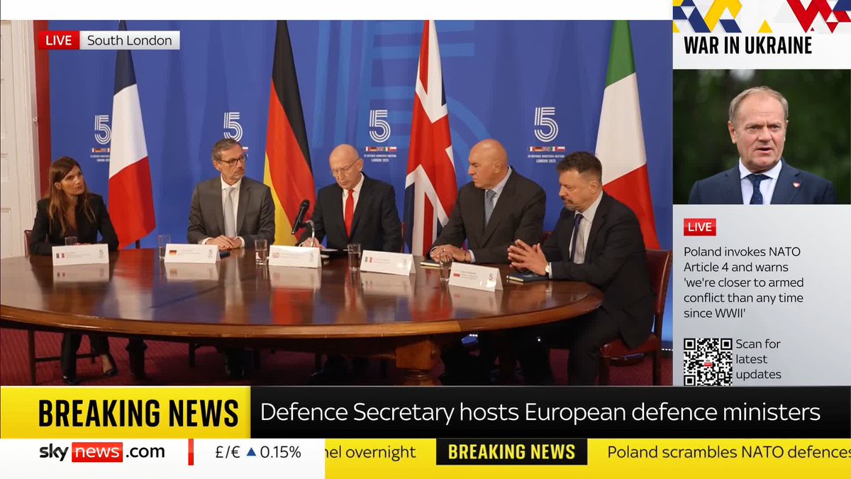 BREAKING: Seven drones and parts of one missile found, according to the Polish Interior Ministry Gareth Barlow gets the live reaction to this news from Defence Fellow at GLOBSEC, Marcin Zaborowski 📺 Sky 501, Virgin 602, Freeview 233 and YouTube