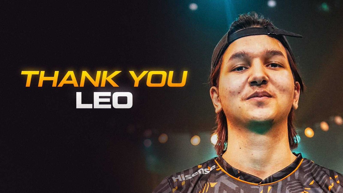 After 3 years of last minute clutches, two international trophies and being an undisputable fan favourite, we wish farewell to Leo. Whilst the last year hasn’t been what we or Leo had hoped for, we are incredibly proud that Leo’s career was with us and for all the achievements we had with him on our roster. For now, Leo will be stepping away from VALORANT and we wish him all the very best in his future endeavours. We’ll always be cheering from the sidelines 🧡 #ALWAYSFNATIC