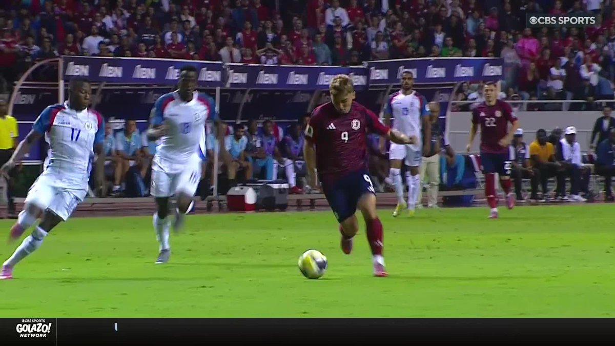 🎯 Kenny on target for Costa Rica 👏🏻