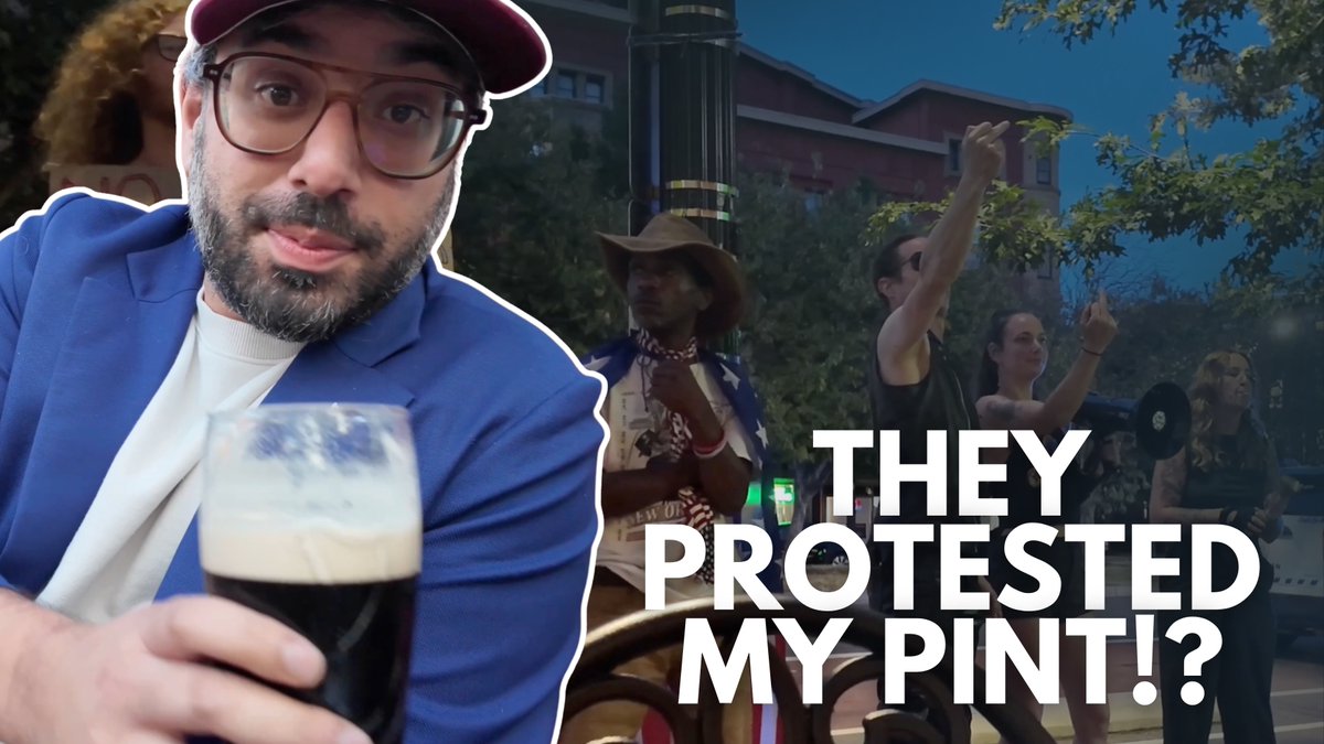 Capitol Hill's paid protesters showed up this week to disturb me as I quietly drank a delicious pint of Guinness at my restaurant, I documented it all for you – enjoy! 🍻