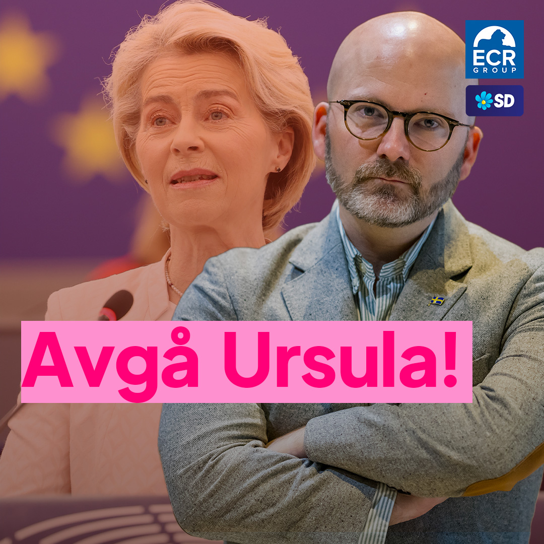 Avgå Ursula 6 av 10 européer vill att Ursula von der Leyen avgår. Min replik till hennes State of the Union-tal idag 👇