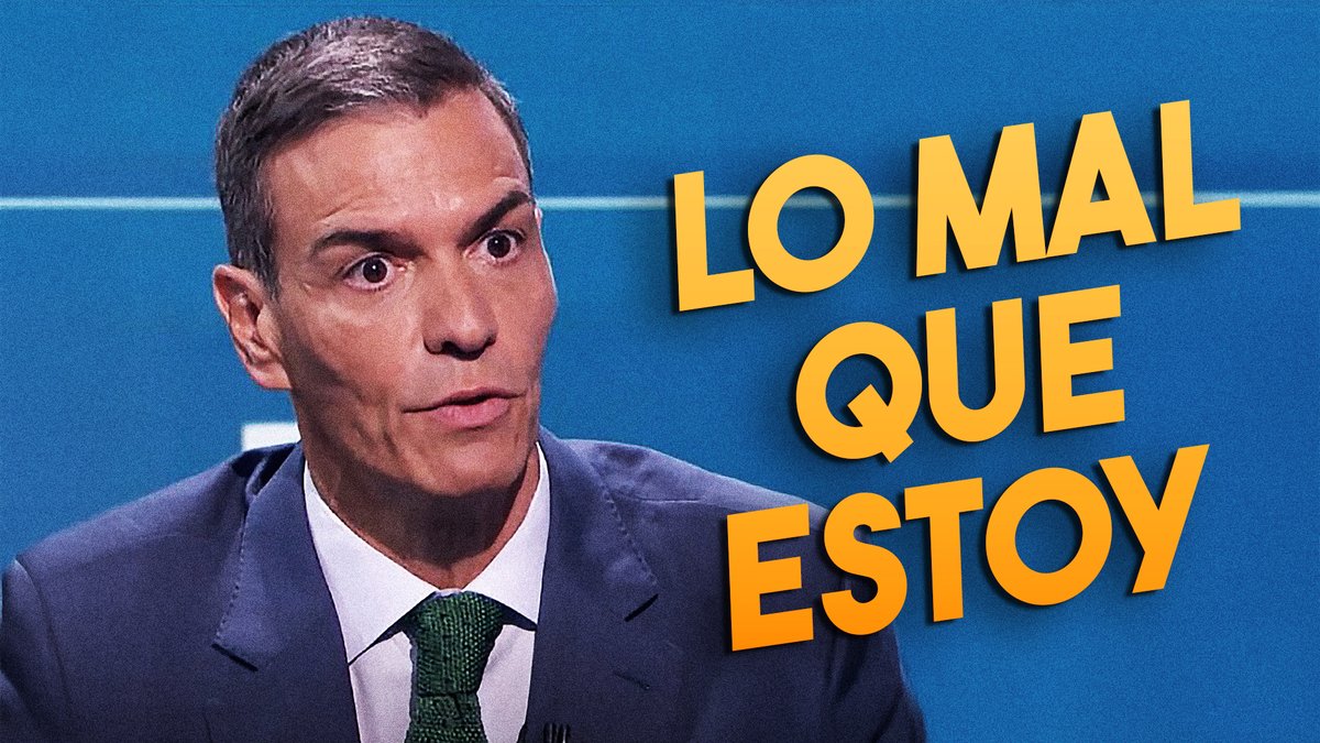 Pedro Sánchez confiesa por qué está tan demacrado...