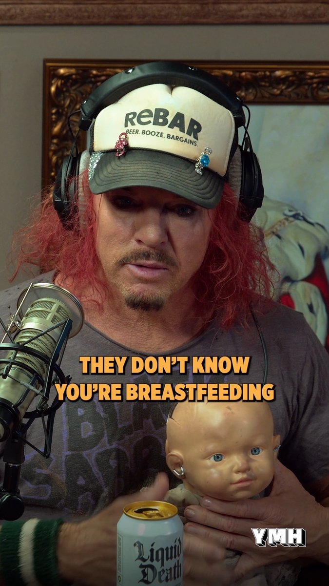 That baby's seen some things... Carrot Top joins us on the new #YMH, out now! 🥕👖
