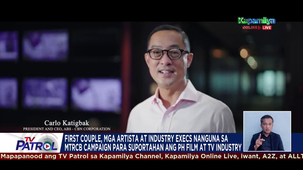Suportado ng first couple ang bagong kampanya ng MTRCB na humihikayat sa mga Pinoy na tangkilikin ang local film at TV industry.