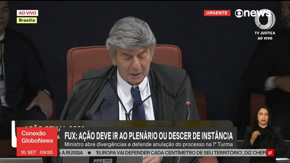 O ministro Luiz Fux disse que não é um processo simples e teve extrema dificuldade para elaborar seu voto. "Salta aos olhos a quantidade de material probatório envolvido." #ConexãoGloboNews ➡ Assista à #GloboNews: