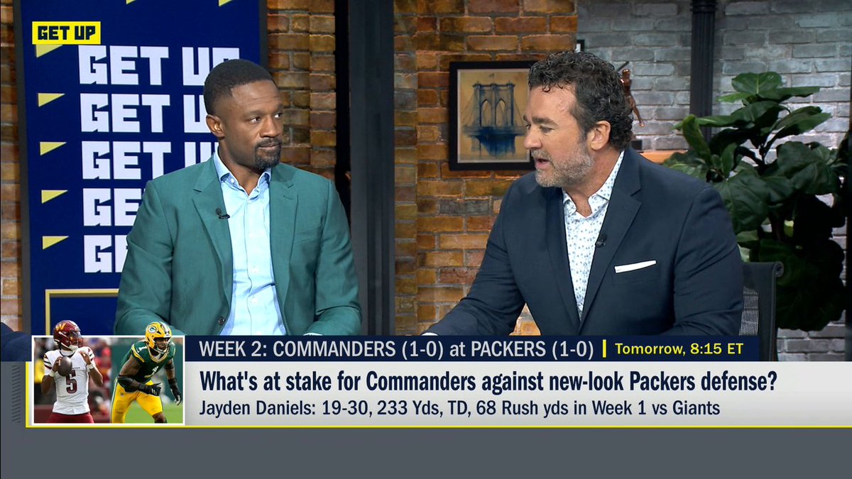 "The winner of this game becomes the front runner and challenger of the Eagles." —Domonique on Commanders-Packers