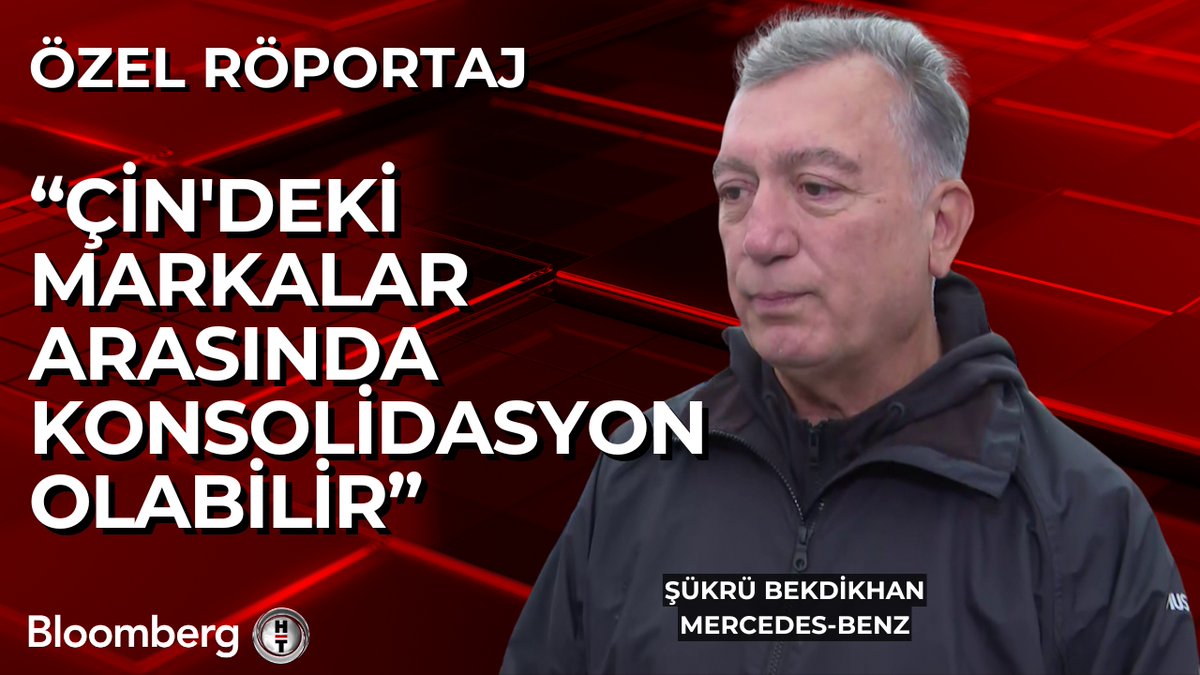 Mercedes-Benz Otomotiv İcra Kurulu Başkanı Şükrü Bekdikhan: 📍 Çin'deki markalar arasında konsolidasyon olabilir. 📍 Elektrikli araçlara ilgi gittikçe artıyor.