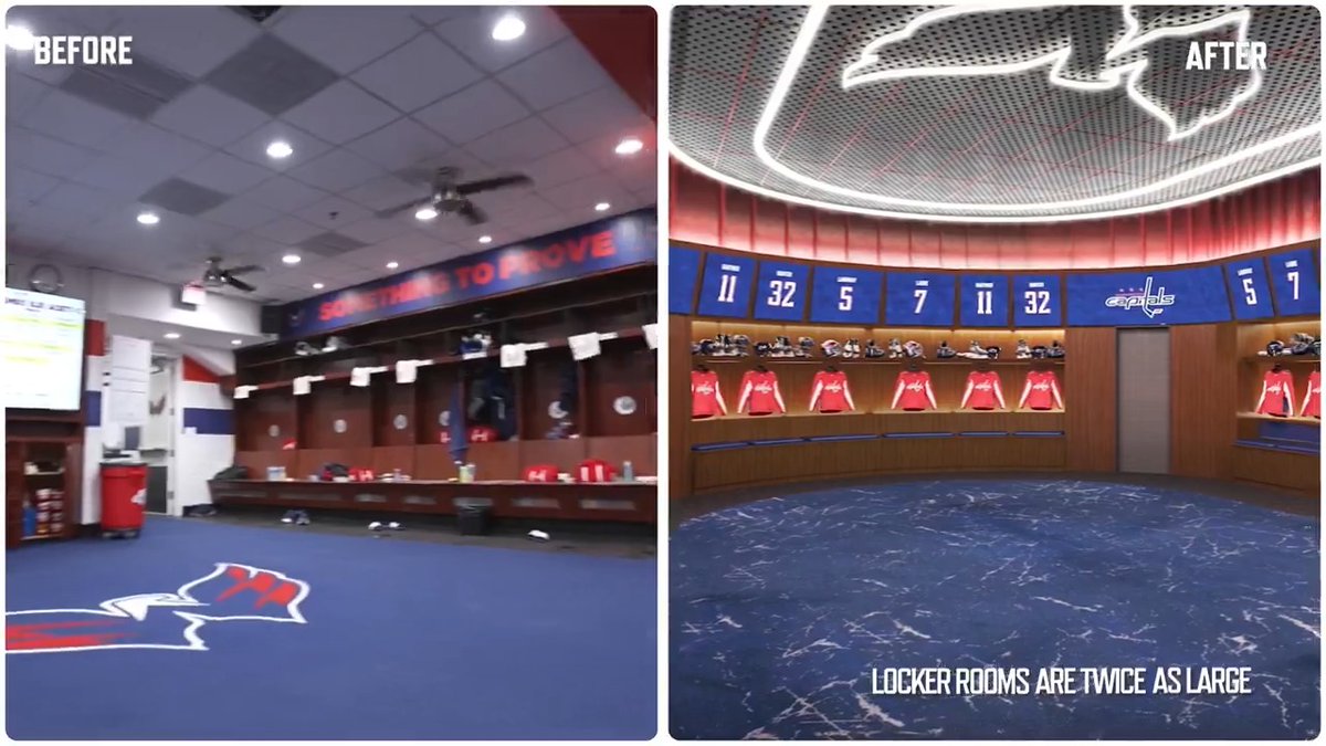 🔨 On this episode of Building Momentum, Clark Construction Group gives an inside look at the Washington Capitals and Washington Wizards brand-new locker room team spaces at @capitalonearena ahead of the upcoming season. KPMG US | #BeMonumental