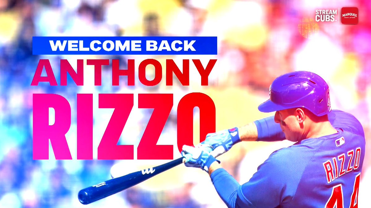 Anthony Rizzo will retire as a member of the Chicago Cubs and is being honored at Wrigley Field on Saturday 👏