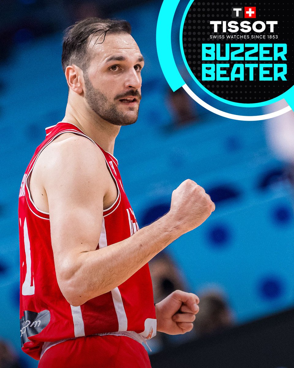Duda Sanadze finishes the first half in Riga with a #TissotBuzzerBeater! 🚨🇬🇪