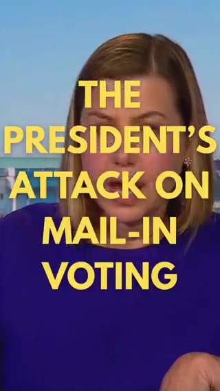 President Trump is trying to end mail-in voting.