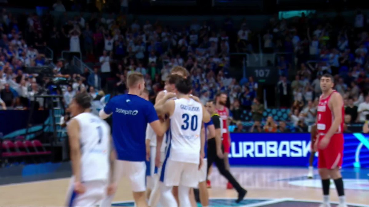 SUOMI WILL FIGHT FOR A #EUROBASKET MEDAL FOR THE FIRST TIME EVER! 🇫🇮