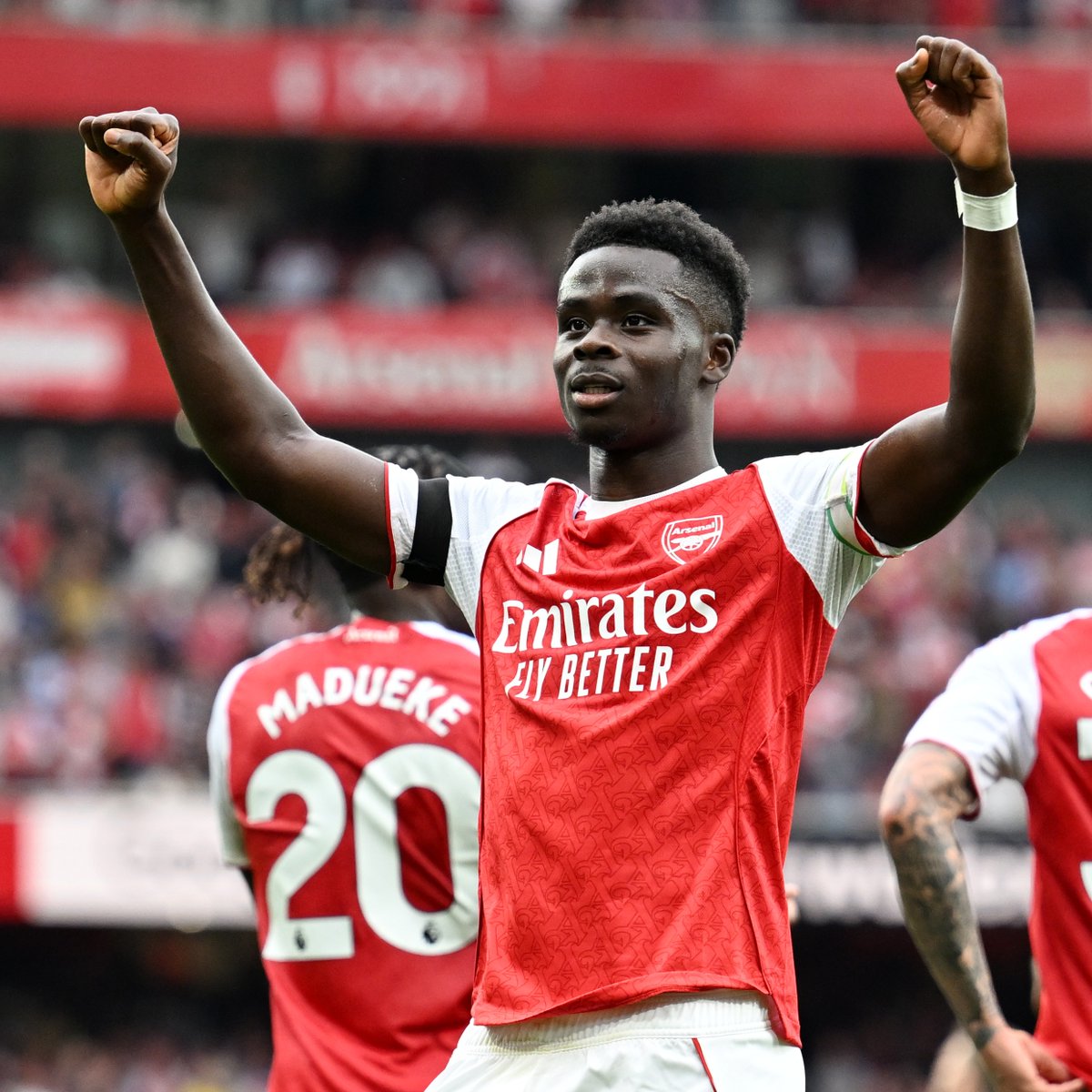 Your votes are in, and August's Emirates Goal of the Month winner is... 🥁 Bukayo Saka! ⭐️ 🤝 Emirates