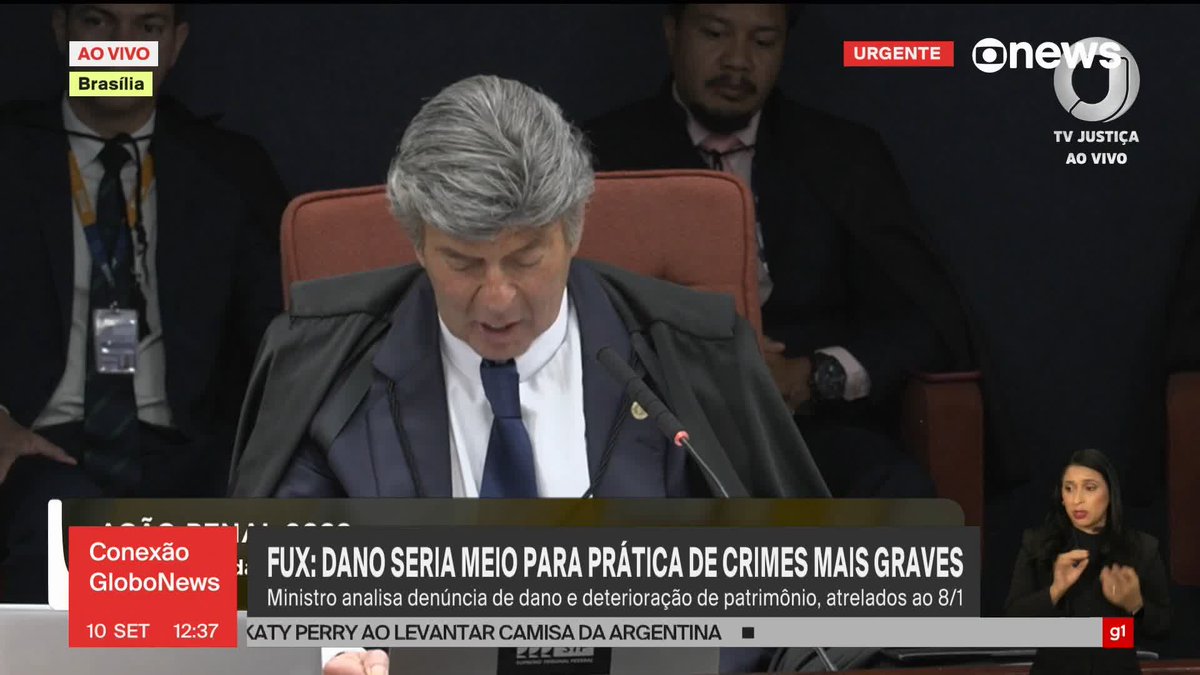 Blog: O ministro Luiz Fux disse que réus não podem ser condenados por danos praticados por terceiros. Para ele, é fundamental "provar conduta específica de cada indivíduo". O óbvio. FUX HONRA A TOGA