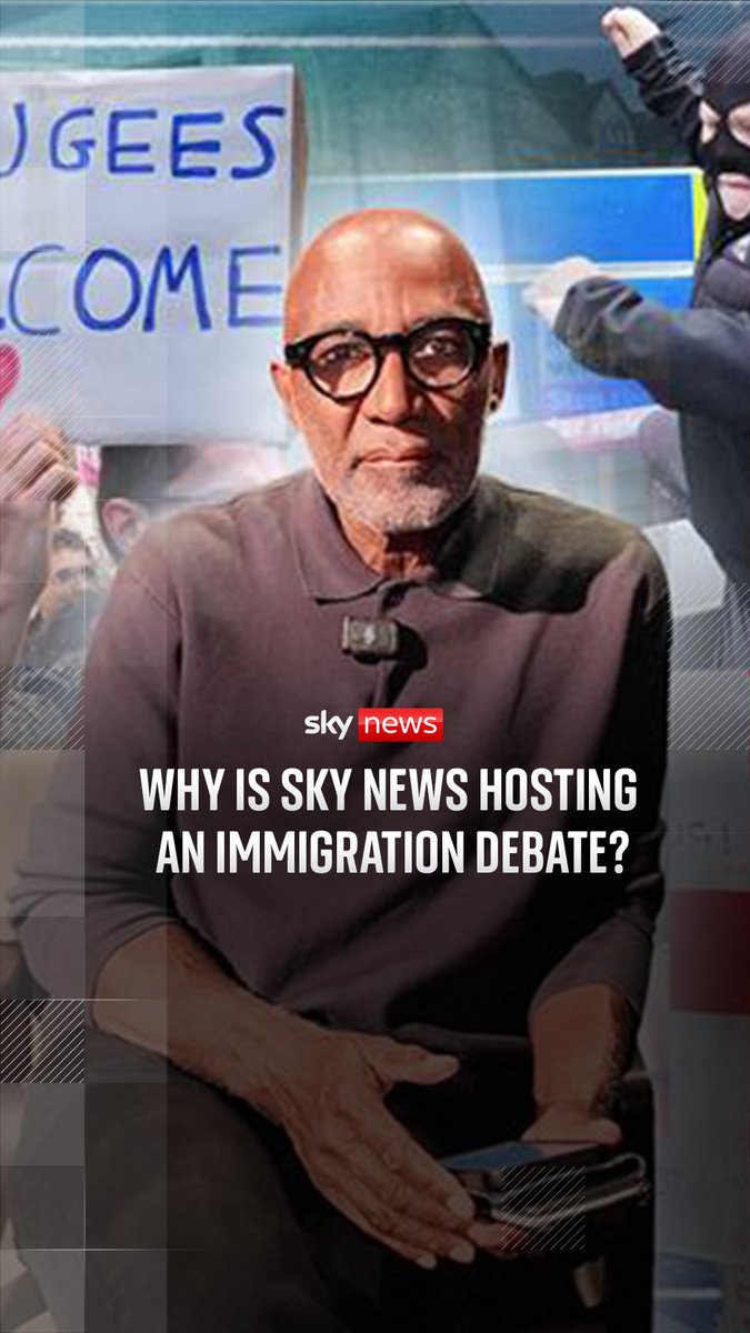 Join us on Wednesday 10 September at 7pm for a Sky News debate on immigration, identity, and belonging. 🔗 Watch here: