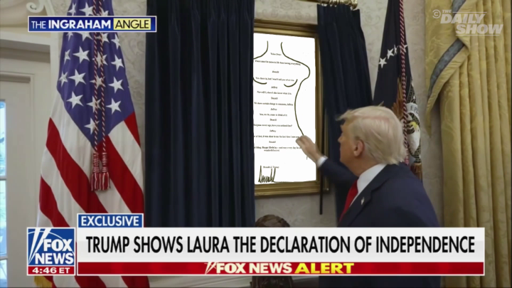 Loving the new addition to the Oval Office