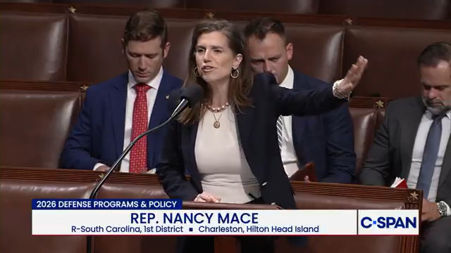 .Rep. Nancy Mace on NDAA amendment on women's safety: "If they want this harassment to stop, then the trannies need to stop harassing the rest of America."