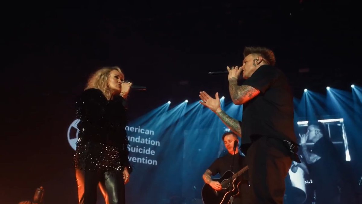 For #WorldSuicidePreventionDay, THR exclusively debuts a live performance of "Leave A Light On (Talk the Dark Away)" by Carrie Underwood and Papa Roach with the AFSP
