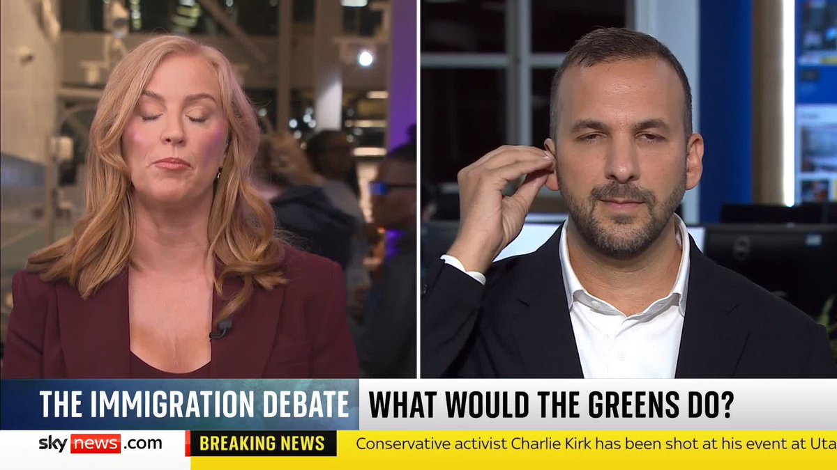 "We need to redistribute wealth and power in this country and then immigration just simply won't be a problem." Sky's Sarah-Jane Mee asks Green Party Leader Zack Polanski how his party would the tackle uncontrolled immigration. 📺 Sky 501 and YouTube