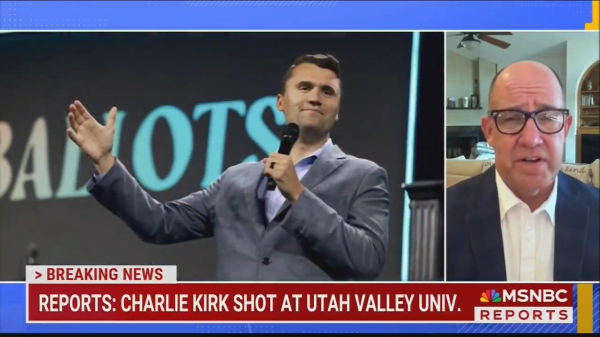 Political analyst Matthew Dowd on MSNBC wonders whether the Charlie Kirk shooting may have been “a supporter shooting their gun off in celebration.”