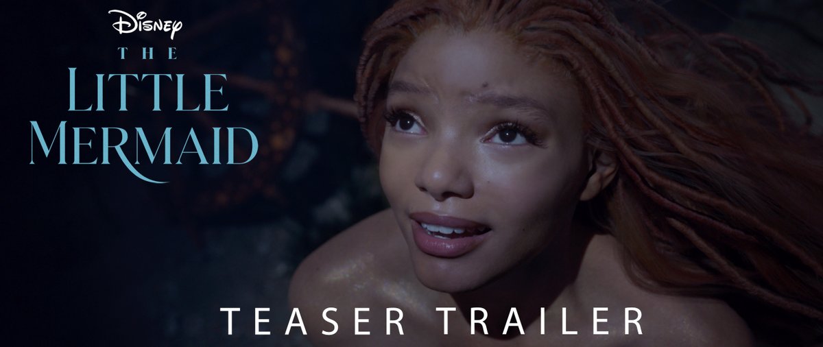 3 years ago today, the first teaser for ‘THE LITTLE MERMAID’ starring Halle Bailey was released.