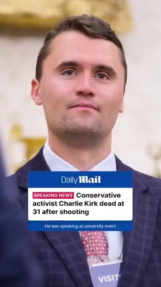 Conservative activist Charlie Kirk dead at 31 after shooting.