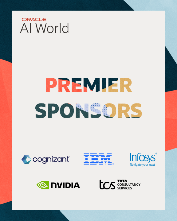 We can’t wait to join our Premier sponsors in Las Vegas! Looking forward to #AIWorld with you all.