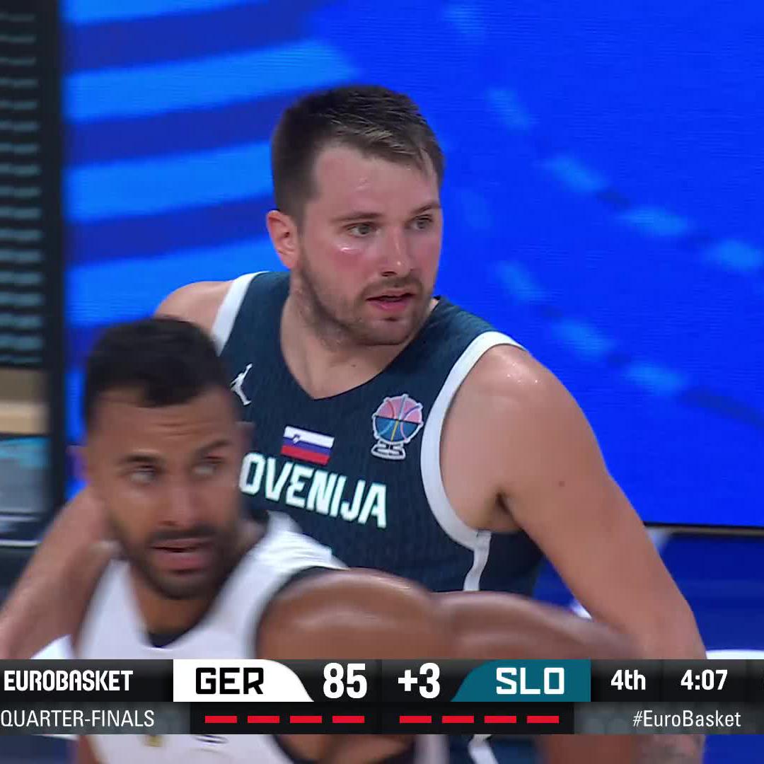 Luka Dončić recorded a near triple-double for Slovenia today! 39 PTS | 10 REB | 7 AST Just Luka doing Luka things 💯 Watch all the FIBA EuroBasket action live on Courtside 1891: