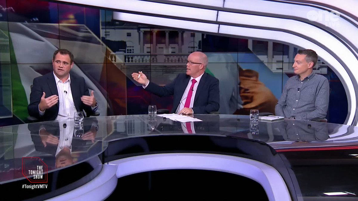 🗣️ "Opinion polls don't decide democracy." – Neale Richmond 🗣️ "To say that you will run an election and exclude somebody who has 21% of a poll rating at that given time, is a nonsense democratically." – Peadar Tóibín TD #TonightVMTV