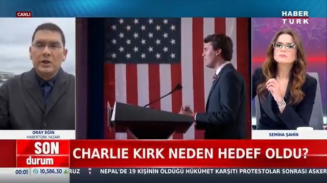 #SONDURUM - Trump destekçisi aktivist öldürüldü Charlie Kirk neden hedef oldu? Habertürk Yazarı Oray Egin #GeceRaporu'nda anlattı.