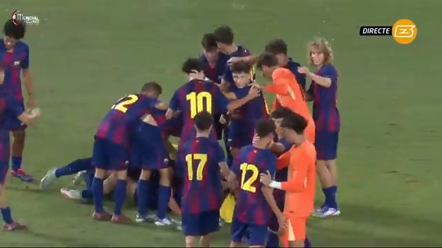 🏆 𝗖𝗔𝗠𝗣𝗜𝗢𝗡𝗦 🏆 🔵🔴 El Barça juvenil guanya el Mundial de Clubs sub-18! ⚔️ Barça 1⃣🆚0⃣ Racing d’Avellaneda ▶️ En directe a 3Cat: