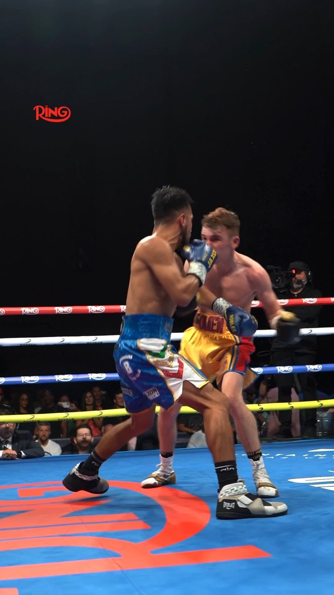 Mikie Tallon beats Christian Robles by unanimous decision after flooring him with the final punch of the fight 😤 #CaneloCrawford live on Netflix l #RiyadhSeasonCard | موسم الرياض | Riyadh Season | Sept 13th🥊