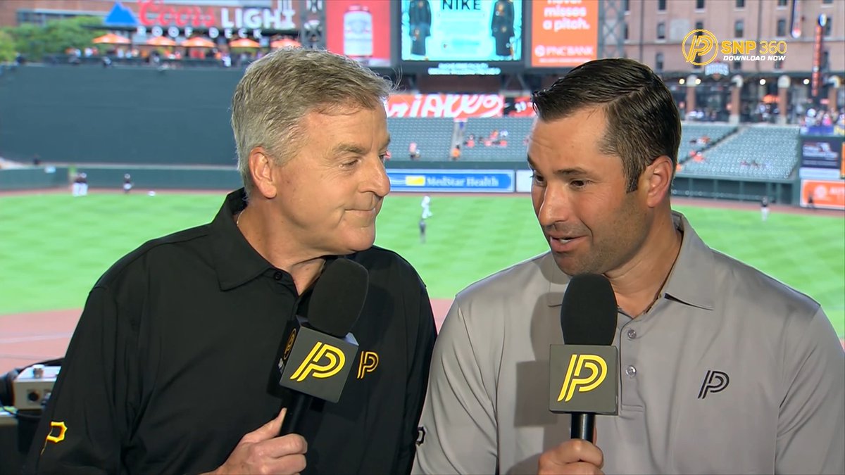 Happy birthday, Neil Walker! Hannah Mears with the birthday cake delivery!