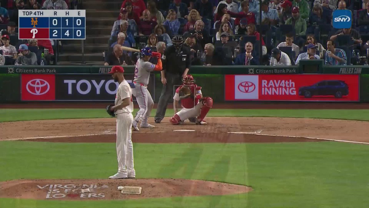 That’s such a bad look for MLB. Juan Soto kept running. The outfielders stopped playing the ball. That’s a triple.