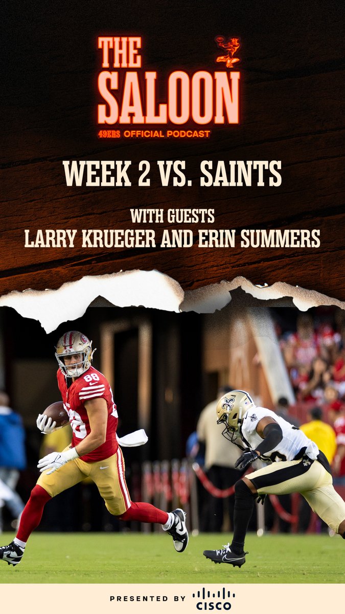 49ers beat reporter Larry Krueger joins team reporter, Briana, on The Saloon podcast to break down Week 1! Full episode 🎥: @cisco | #FTTB