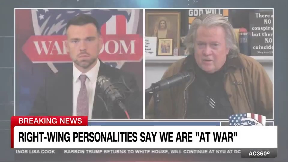 "I think it's dangerous": Kara Swisher reacts to hearing some right-wing media personalities proclaim the country is "at war" after the assassination of Charlie Kirk.