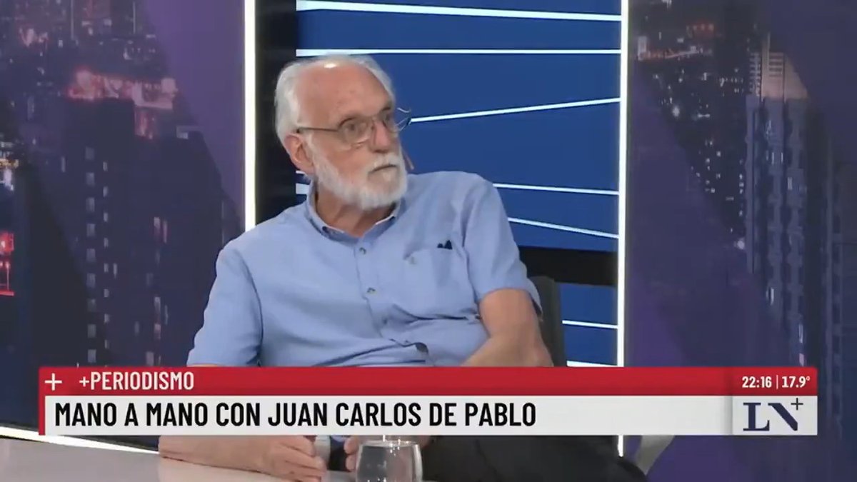 🗣️ "Ganó Kicillof y nadie sabe qué dijo" Juan Carlos de Pablo analizó el discurso de Milei tras la derrota en PBA y señaló que el Presidente “tenía que ponerse a laburar y lo hizo”. 📌 En #MásPeriodismo con Joaquín Morales Solá