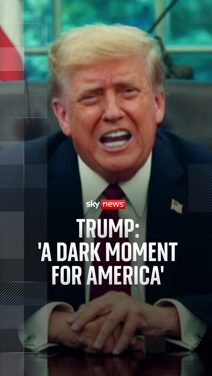 Donald Trump has said he is "filled with grief and anger" after the "heinous assassination" of right-wing influencer Charlie Kirk. Read more 🔗