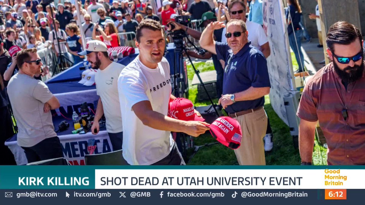 The killing of the U.S. right-wing influencer and political commentator, Charlie Kirk, has been condemned by politicians on both sides of the Atlantic. He was shot dead at a university campus event in Utah. Kirk was a close ally of Donald Trump. Lorna Shaddick reports.