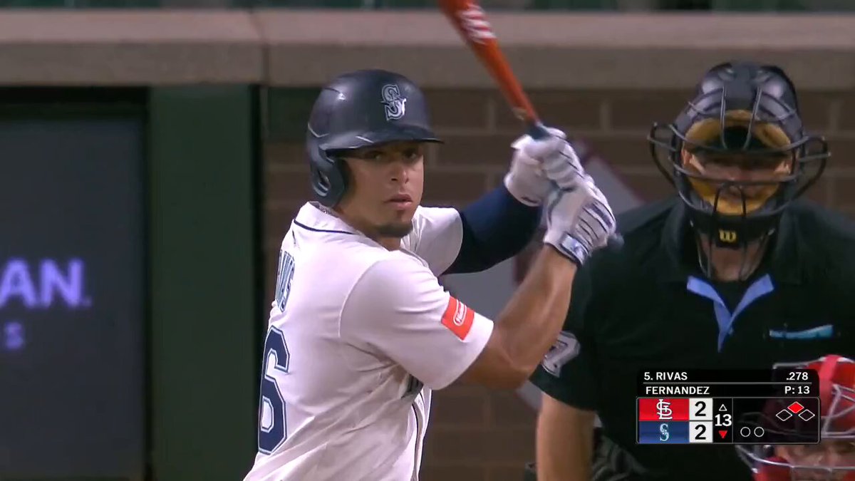 LEO RIVAS CALLED GAME IN THE 13TH INNING!