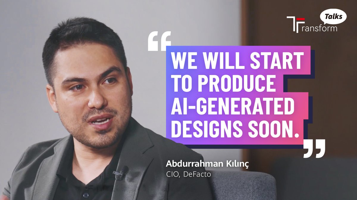 Turkish fashion brand DeFacto is leading the "phygital" future, blending physical and digital retail. In an interview with Transform Talks, CIO Abdurrahman Kılınç shares why they're all-in on AI. The biggest challenge? Integrating AI into the culture of fashion. Watch for more.