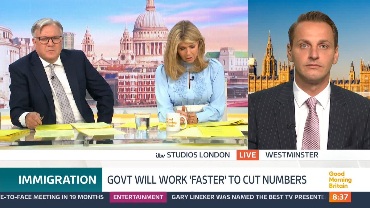 The new Minister for Migration has vowed to fix the problem of immigration by going "harder" and "faster," saying the issue "is a top priority." Kate Garraway questions Mike Tapp MP about what this means.