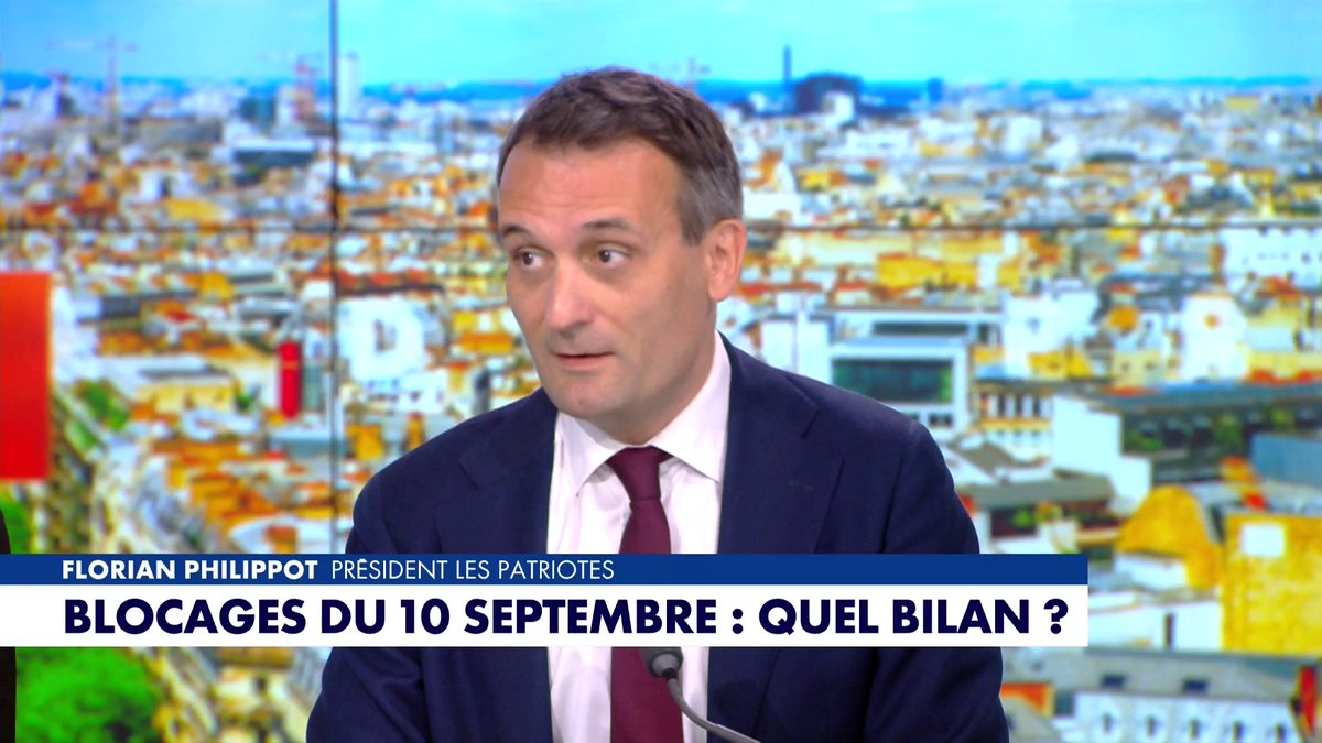 Florian Philippot sur le 10 septembre : «Monsieur Macron n'a plus la légitimité nécessaire pour se maintenir à la tête du pays» dans #HDPros
