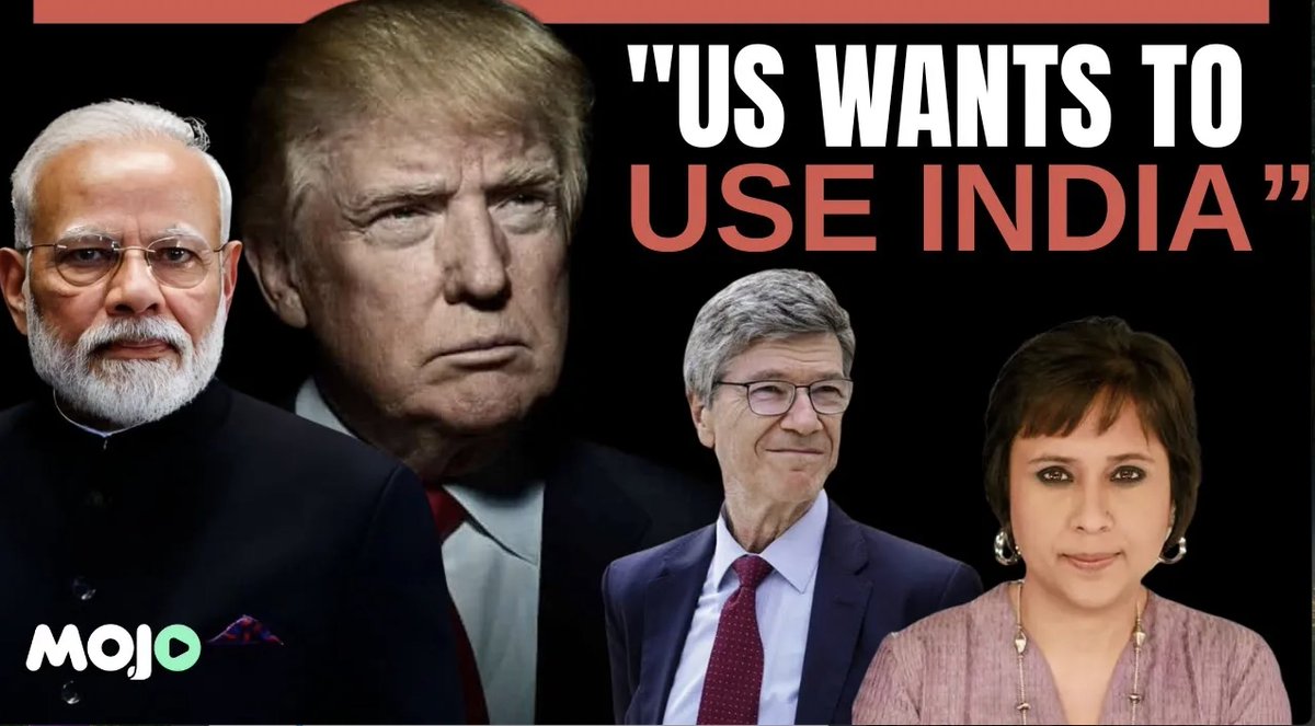"Trump is an Unstable Ignoramus & U.S has no genuine interest in India"- Jeffrey Sachs on Mojo Story pulling no punches on Trump & why he thinks "U.S Will Never Protect India's Interests.. Modi Should Be Very Circumspect.. "- Must watch in full here