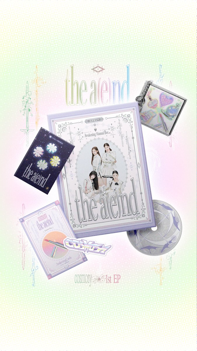 🌼cosmosy EP ALBUM ‘the a(e)nd’ PRE-ORDER available now! ✔️ cosmosy 1st EP 'the a(e)nd' 🎧 Release: 2025.09.24 6PM #himesha #de_hana #kamión #amei #cosmosy #コスモシー #코스모시 #the_aend #디앤드